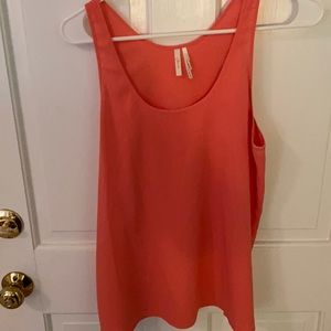 Private Boutique Coral Flowy Tank Top